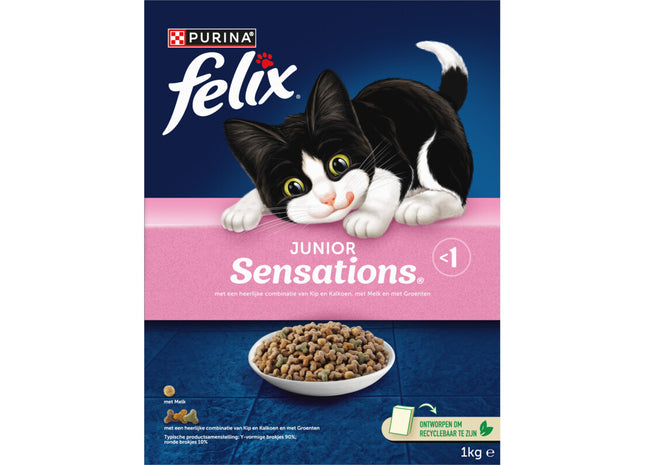 Felix Sensations junior met kip & kalkoen