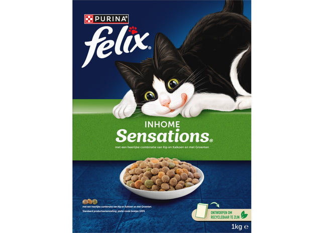 Felix Sensations inhome met kip & kalkoen