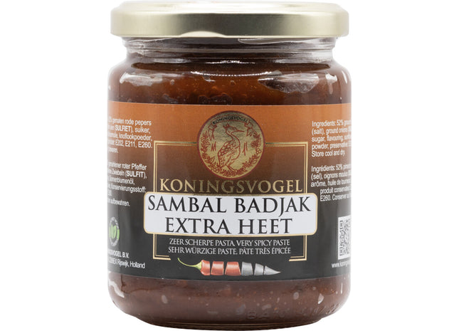 Koningsvogel Sambal badjak extra heet