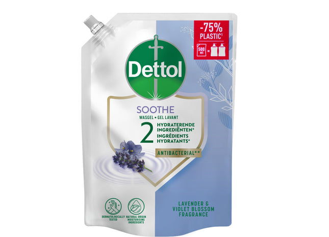 Dettol Wasgel relaxing lavandel navulling