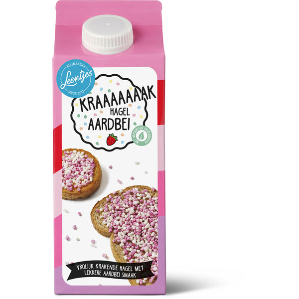 Leentjes Kraaaaaaak hagel aardbei