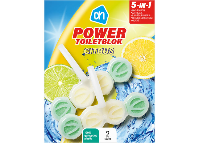 Power toiletblokken citrus