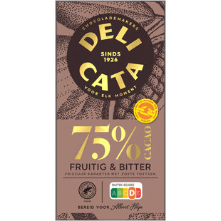 Delicata Reep puur 75% cacao