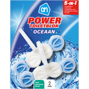 Power toiletblokken oceaan
