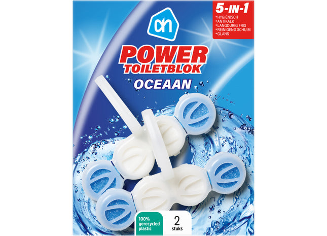 Power toiletblokken oceaan