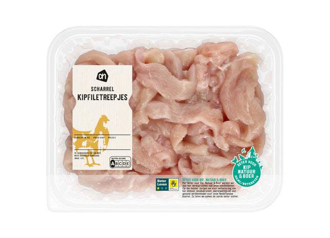 Scharrel kipfiletreepjes