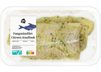 Pangasiusfilet knoflook-citroen