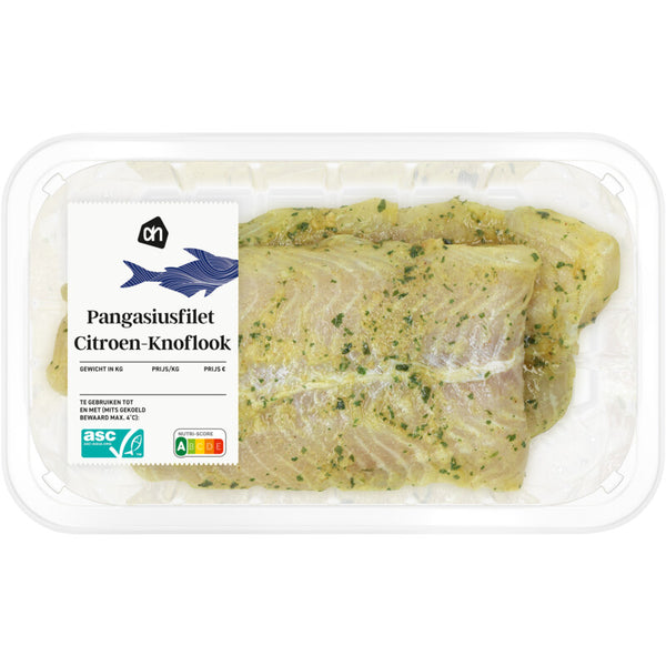 Pangasiusfilet knoflook-citroen