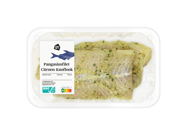 Pangasiusfilet knoflook-citroen