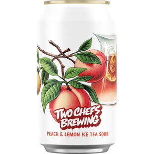 Two Chefs Brewing Peach & lemon ice tea sour