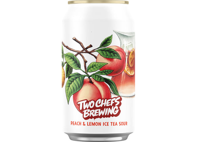Two Chefs Brewing Peach & lemon ice tea sour