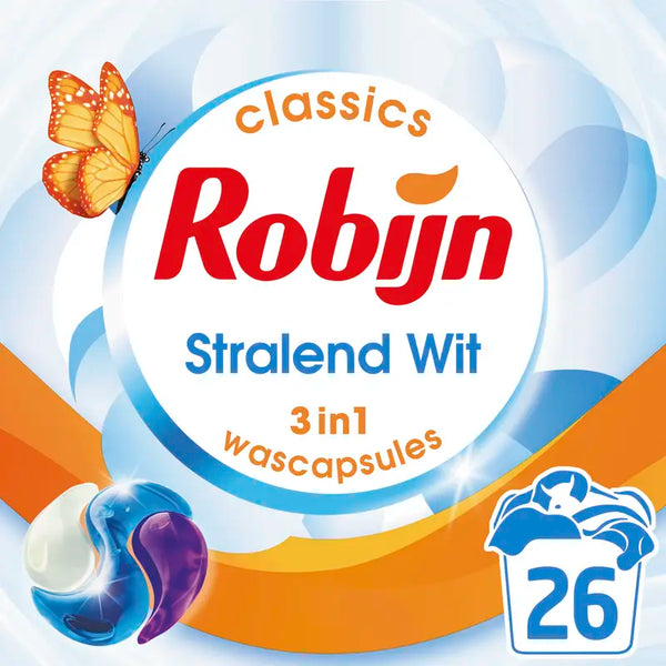 Robijn Stralend wit 3-in-1 wascapsules