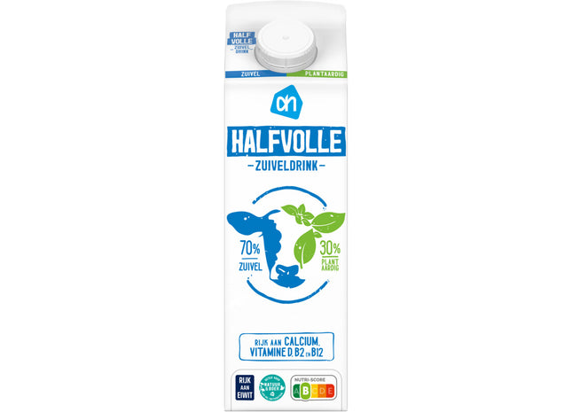 Halfvolle zuiveldrink