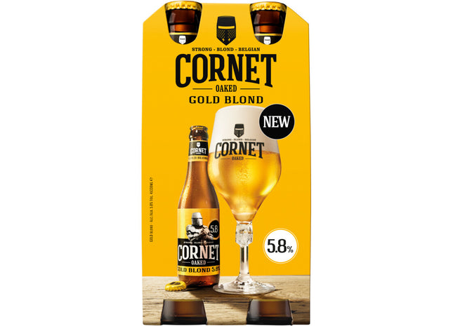 Cornet Oaked gold blond 4-pack
