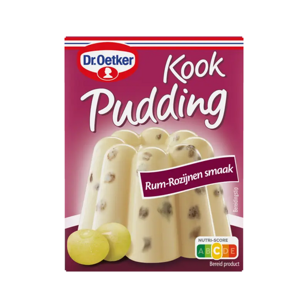 Dr. Oetker Kochpudding Rum Rosinen