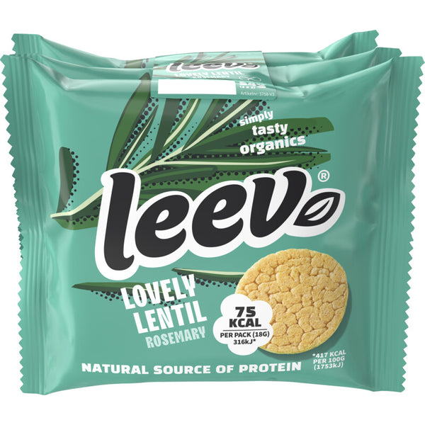 Leev Linsenwaffeln Rosmarin 3er-Pack