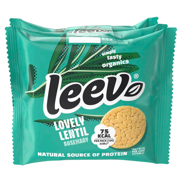 Leev Linzenwafels rozemarijn 3-pack