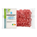 Rinderhackfleisch weniger Fett