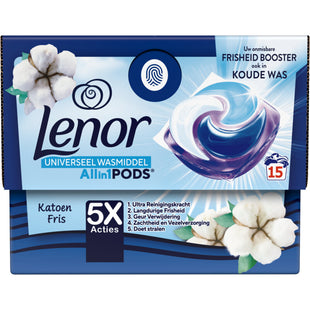 Lenor Katoen wasmiddelcapsules