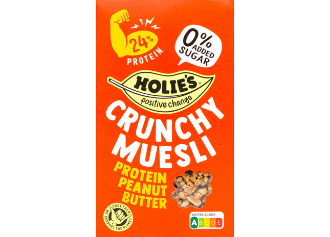 Holie's Crunchy muesli protein peanut butter