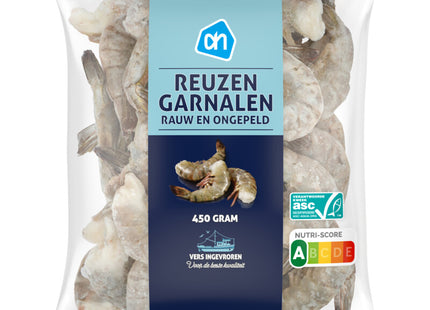 Reuzengarnalen rauw en ongepeld