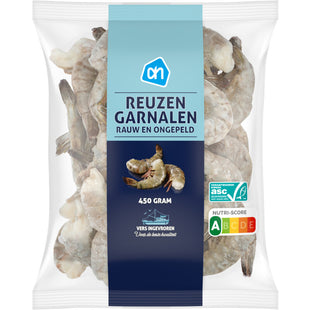 Reuzengarnalen rauw en ongepeld