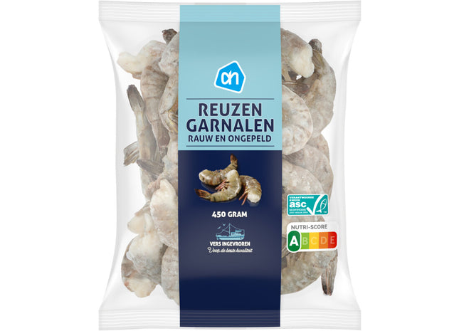 Reuzengarnalen rauw en ongepeld