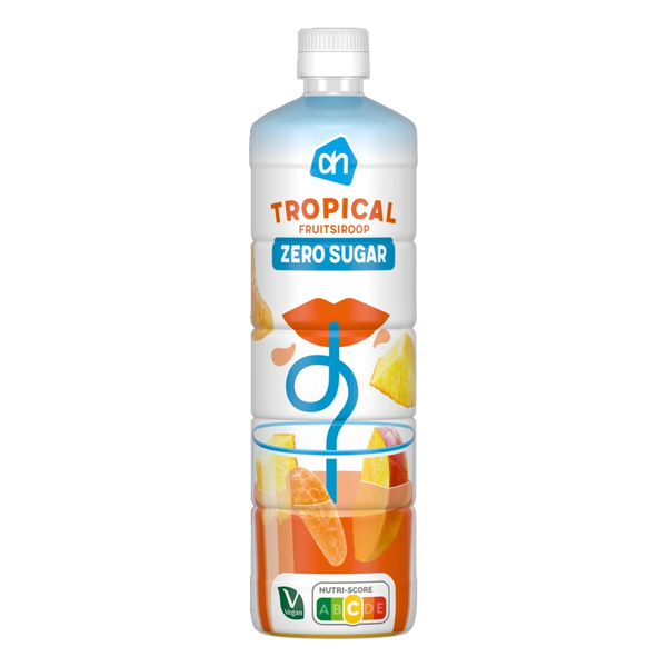 Siroop tropical 0% suiker toegevoegd