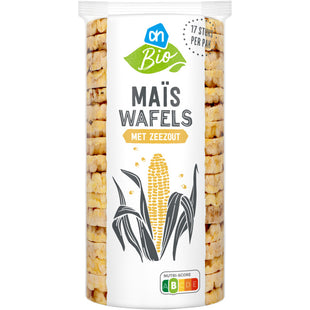 Biologisch Maiswafels met zeezout