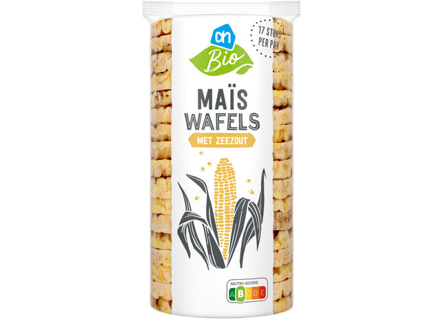 Biologisch Maiswafels met zeezout