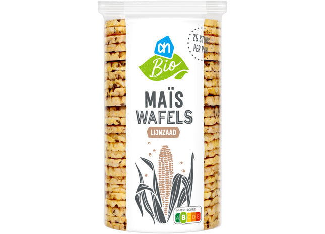 Biologisch Maiswafels lijnzaad