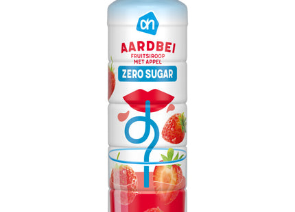Siroop aardbei 0% suiker toegevoegd