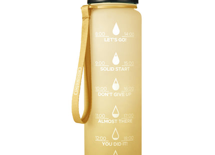 Bourgini Waterfles gradient geel 1 liter