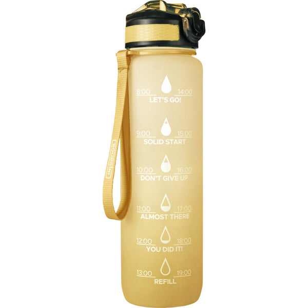 Bourgini Waterfles gradient geel 1 liter