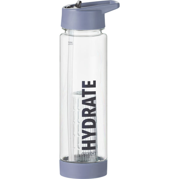 Bourgini Waterfles hydrate blauw 700ml