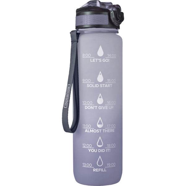 Bourgini Waterfles gradient blauw 1 liter