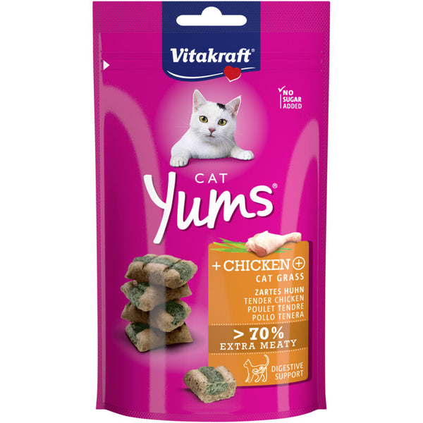 Vitakraft Cat Yums mit Huhn und Katzengras