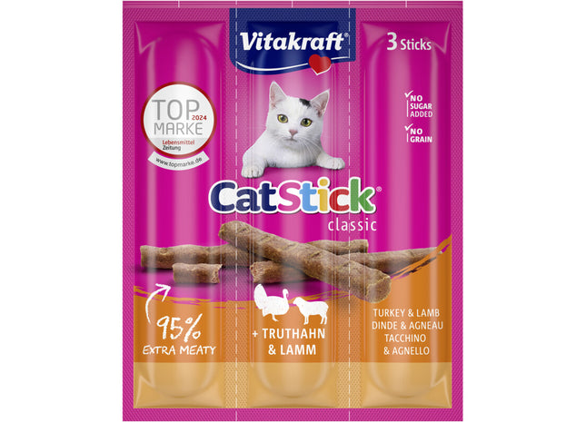 Vitakraft Catsticks mini kalkoen lam