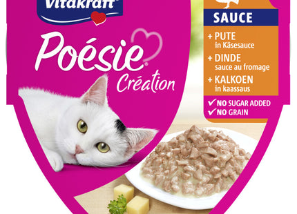Vitakraft Poesie creation kalkoen in kaassaus