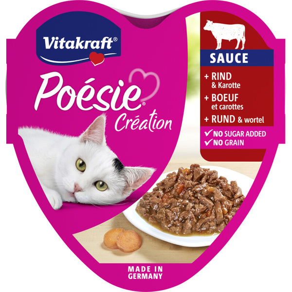 Vitakraft Poesie Kreation rund & Karotte in Soße