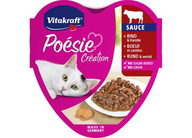 Vitakraft Poesie creation rund & wortel in saus