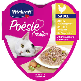Vitakraft Poesie creation kip & groente in saus