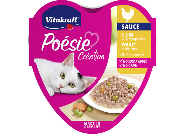 Vitakraft Poesie creation kip & groente in saus