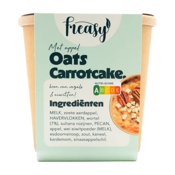 Freasy Carrot Cake Breakfast Oats