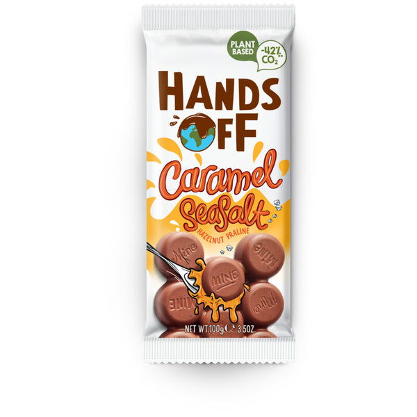 Hands Off Caramel seasalt hazelnut praline