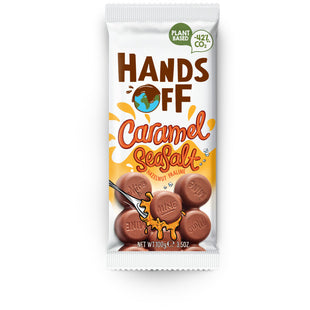 Hands Off Caramel seasalt hazelnut praline
