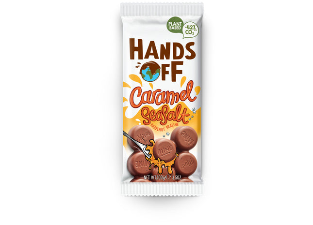 Hands Off Caramel seasalt hazelnut praline