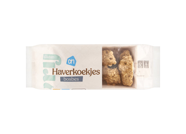 Glutenvrij Haverkoekjes bosbes