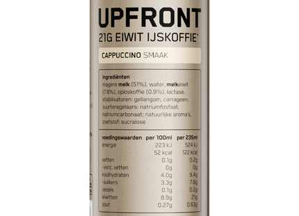 Upfront Eiwit ijskoffie cappuccino smaak