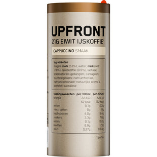 Upfront Eiwit ijskoffie cappuccino smaak
